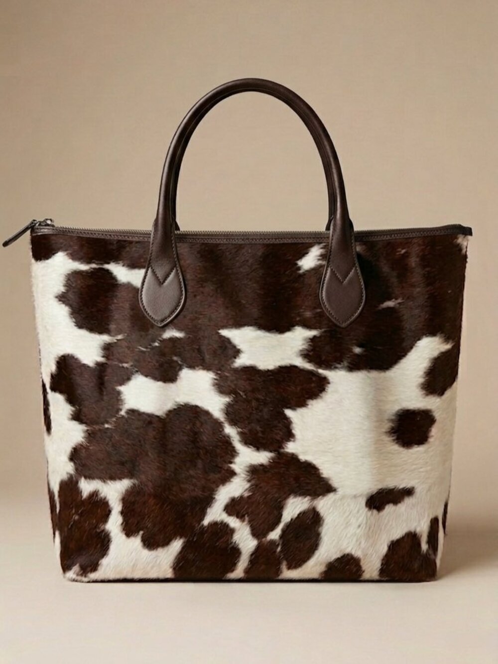 Handmade Genuine Cowhide Leather Tote Bag | Western Handbag Purse Shoulder Bag